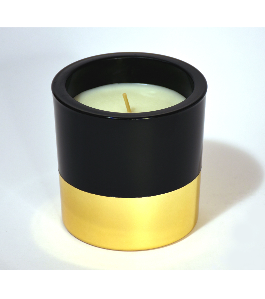 Свеќа Candele Firenze VIP Glass (кадифена црна/металик златна)